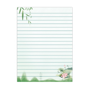 a4信纸信封套装高级感浪漫情书送女友稿纸学生用ins风古风横格感谢信好看的信纸生日贺卡给孩子写信签纸信笺