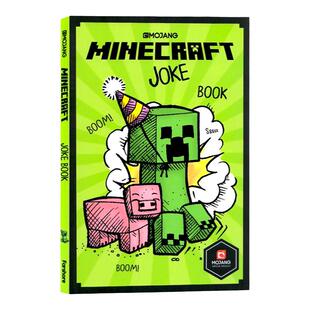 现货 Minecraft Joke Book 我的世界笑话书 英文原版 短笑话大全 儿童幽默风趣漫画书令人捧腹的笑话进口英语原版书籍MojangAb平装