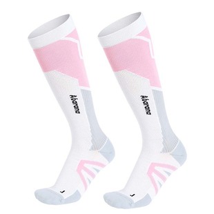 专业梯度压缩袜运动压力袜跳绳男女中长筒袜小腿瘦腿毛巾底袜跑步