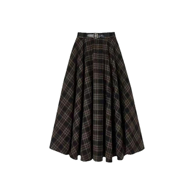 我能爱一百遍的格子半身裙~