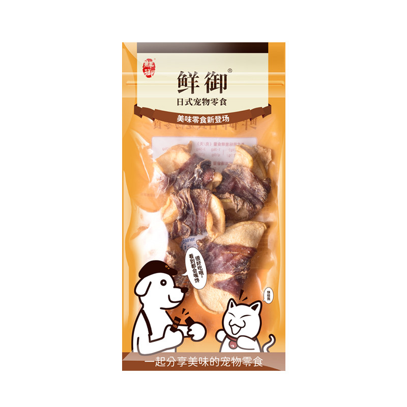 【鲜御】宠物狗狗零食 手工鸡鸭肉雪梨  风干雪梨鲜肉 50g/袋