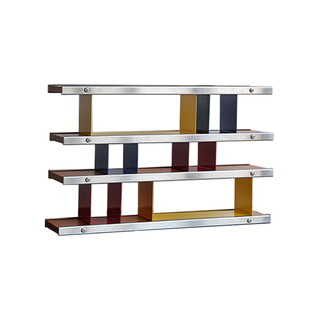 『号角屋 蒙德里安杯架』中古不锈钢多层置物架桌面杯子香水收纳