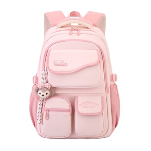 2026新款学院风书包女高中生大容量小学生初中生轻便减负双肩背包