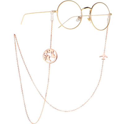 不掉色眼镜挂脖链条眼睛防脱落