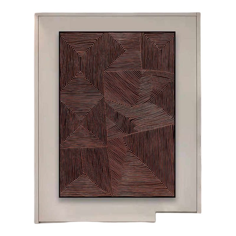 中古侘寂风客厅装饰画