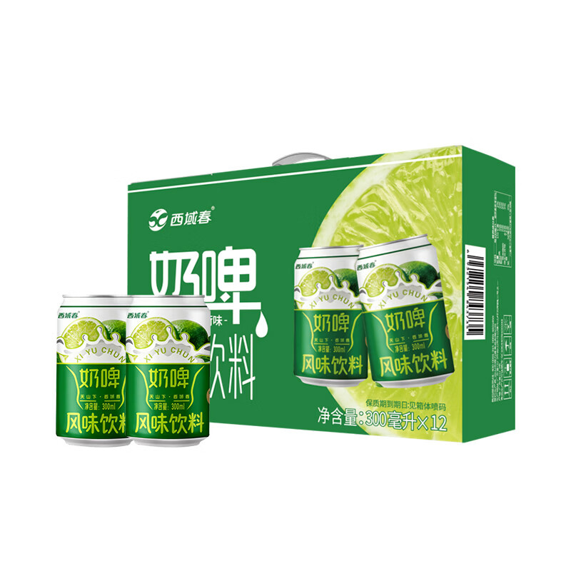 西域春薄荷奶啤300ml*12罐