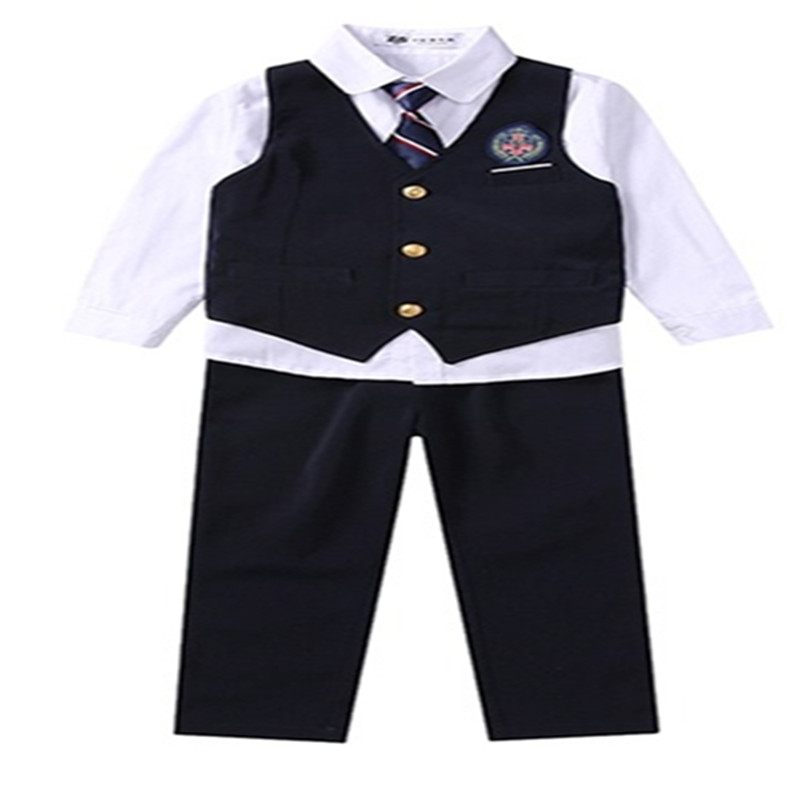 学院风幼儿园园服儿童班服男女款春秋季合唱演出服运动服纯棉套装