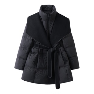 高端大牌羽绒服女2025冬装新款欧货时尚气质收腰显瘦洋气保暖外套