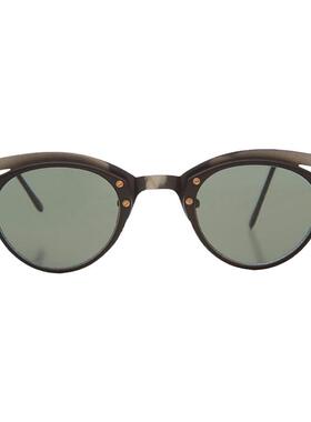 古着哥特圆形防紫外线男士太阳镜