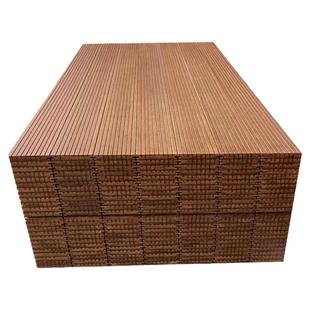 高耐重竹木地板户外露台栗色墙板室外平台公园栈道天台深碳竹木板