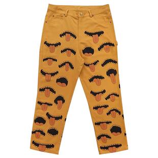 明星同款 TUFF CROWD cargo pants 手绘图案运动休闲工装长裤