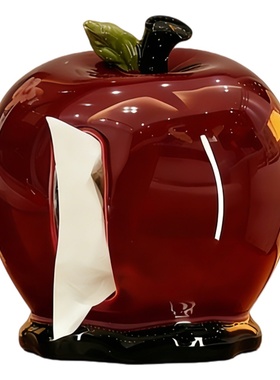 圣诞节苹果纸巾盒礼物