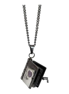 sweetbones复古蝴蝶爱心银色相册活页款可定制多款照片项链