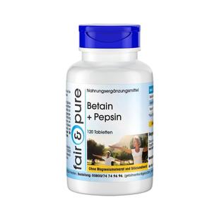 德国盐酸盐甜菜碱胃蛋白酶片调理肠胃助力消化胃酸胀气养胃保健品