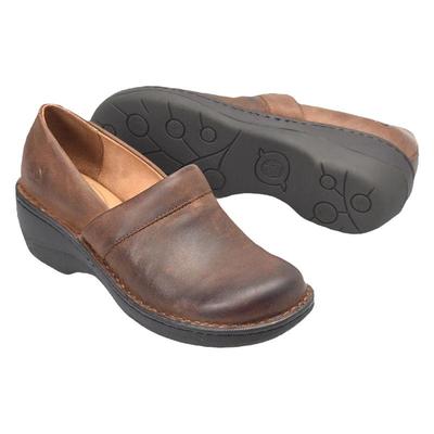 Born博仁时装短靴皮鞋高跟鞋中筒一脚蹬户外休闲办公室潮流女正品