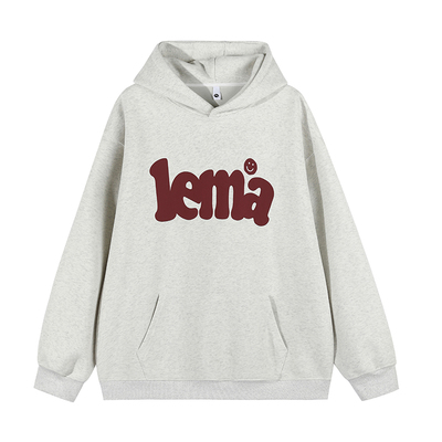 420g重磅涂鸦字母连帽卫衣