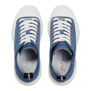 fed松糕鞋秋季新款女鞋时尚厚底板鞋运动休闲鞋女款R0901-ZCA050