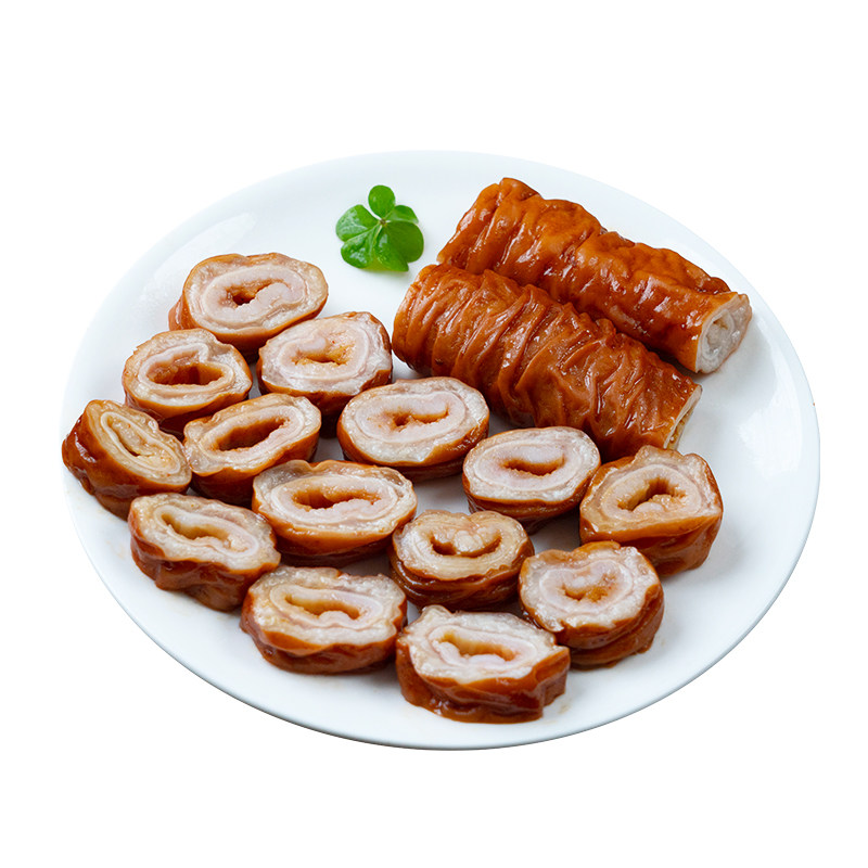 香卤大肠头250g/袋五香去油猪大肠全熟加热即食熟食红烧卤肥肠