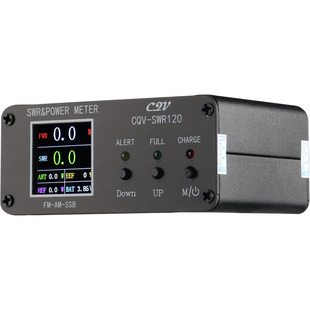 CQV-SWR120 彩屏数字功率驻波表 短波HF/50MHz 数显 中英文菜单