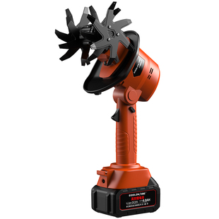 新型迷你电动松土机锂电池微耕机手持家用翻土机小型充电式犁地机