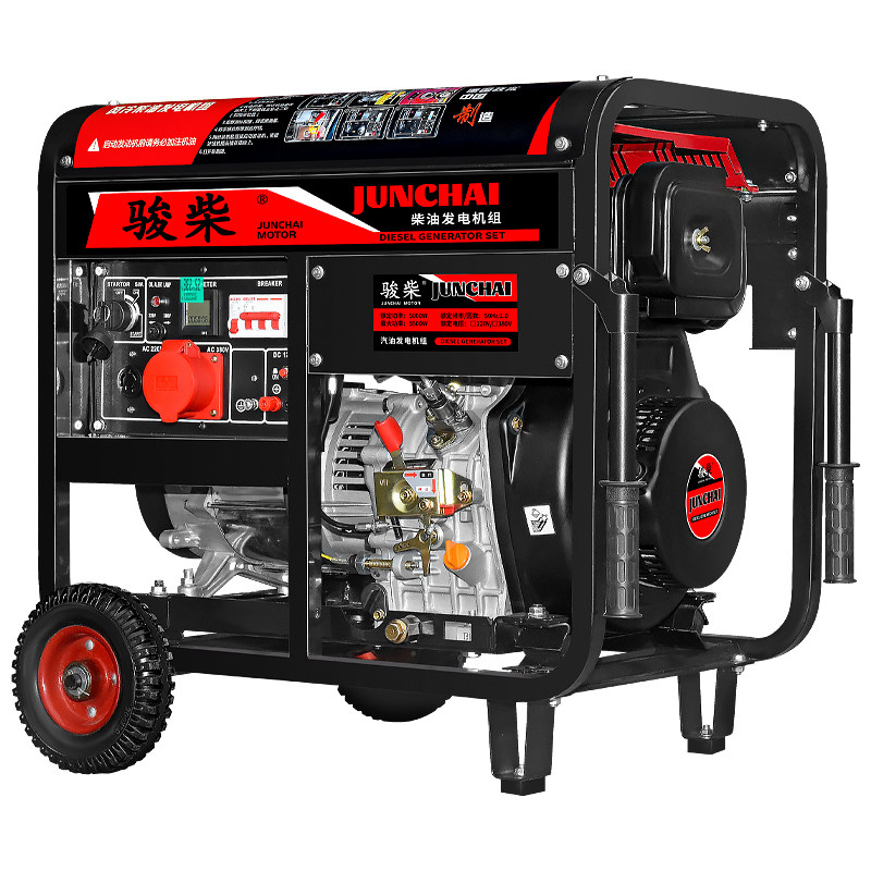 台湾用美標110V 220V 60HZ柴油发电机组双缸發電機小型家用戶外