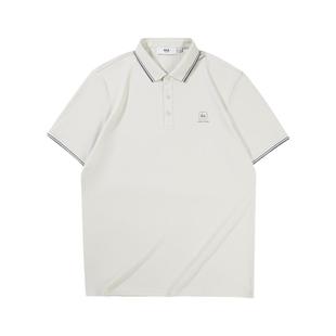 【父亲节礼物】HLA海澜之家中华龙短袖POLO衫25夏商务t恤男爸爸款