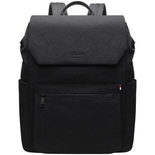 ELLE HOMME时尚双肩包男士商务户外旅游翻盖背包大容量电脑包书包