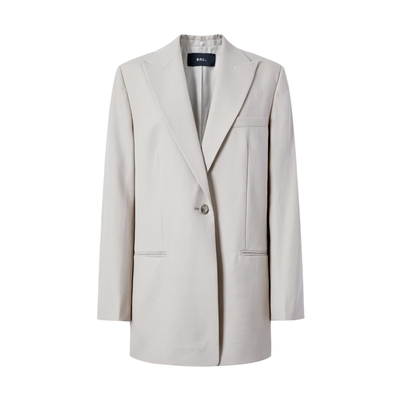 imm西装外套尹默干练灰色