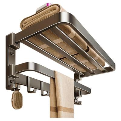 卫生间免打孔毛巾架浴室置物架