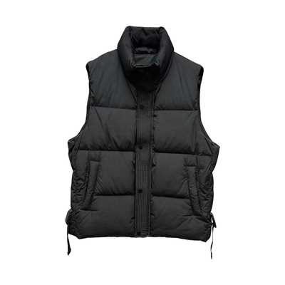 欧货轻奢立领25冬新款羽绒马甲男黑色多口袋保暖背心帅气百搭外套