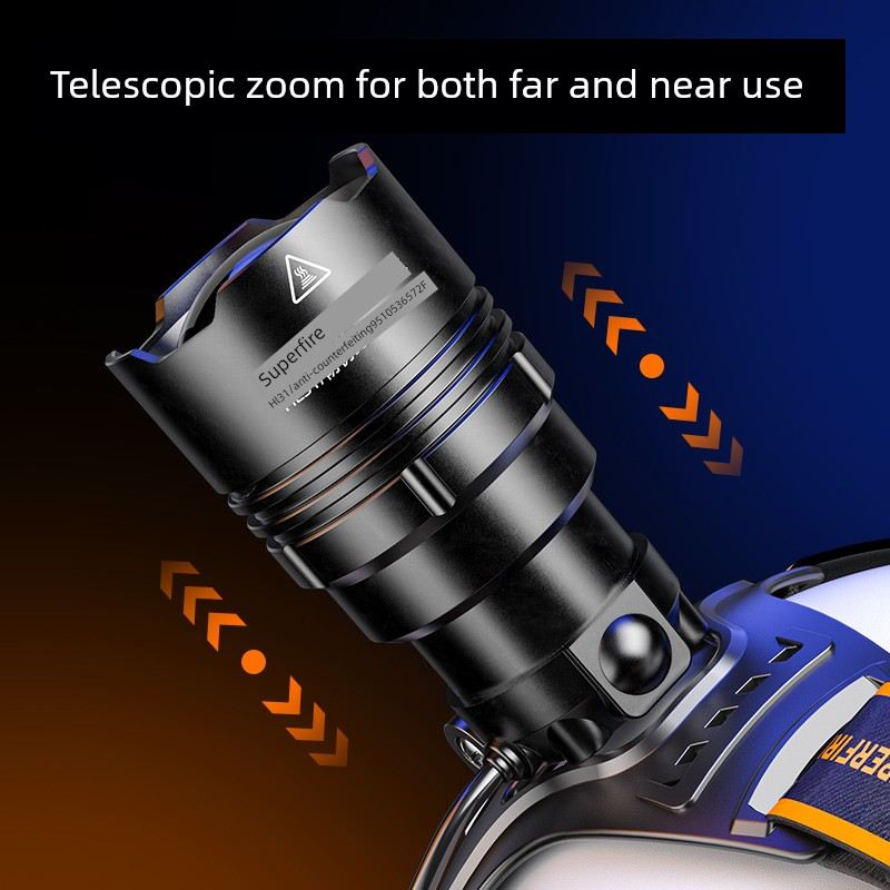 神火HL31强光头灯超亮远射户外防水矿灯探洞装备头戴式钓鱼专用