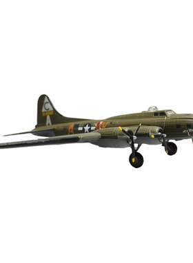 1:144二战美军B17F轰炸机模型飞机合金仿真空战群英纪念摆件收藏