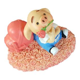 萌趣小猪小兔子小猫装饰品小摆件创意可爱学生闺蜜礼物镇纸小物件