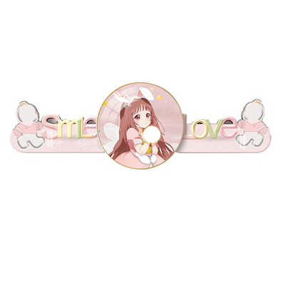 男童房间装饰画宇航员太空男孩卧室床头挂画儿童房led氛围灯壁画