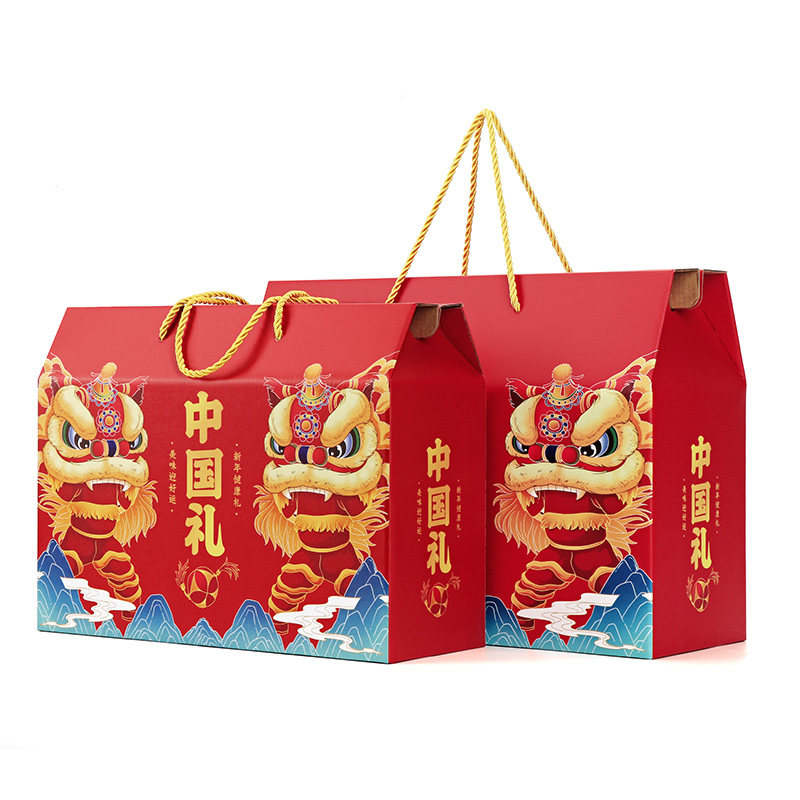 春节年货包装盒通用干果零食熟食糕点礼品盒高档节日礼盒空盒批发
