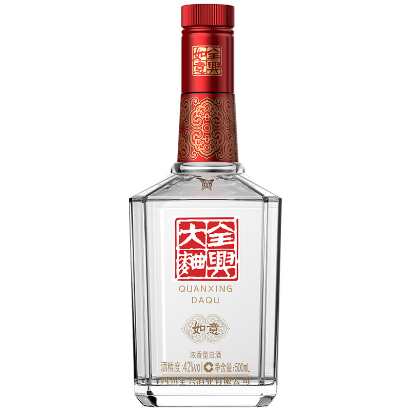 全兴大曲如意装(2025)42度500ml*6浓香型纯酿酿造口粮酒