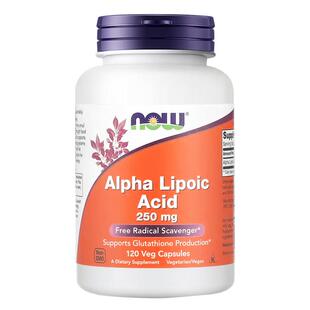 now foods美国进口阿尔法硫辛酸抗糖丸胶囊血糖健康抵御氧化600mg
