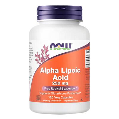 NOW血糖健康抵御氧化胶囊硫辛酸