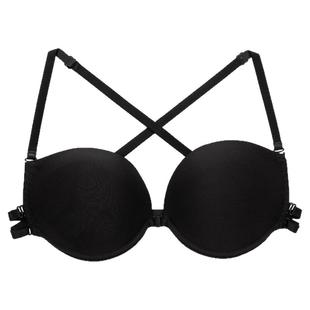 透明带美背内衣薄款无钢圈光面无痕性感聚拢隐形文胸大露背胸罩女