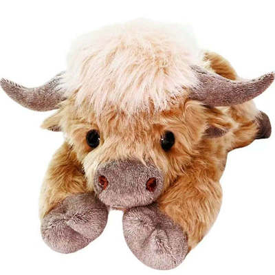 新款苏格兰高地牛毛绒公仔