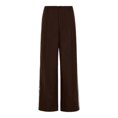 adidas阿迪达斯三叶草优雅商务风休闲裤2026春男梭织长裤 KU5617