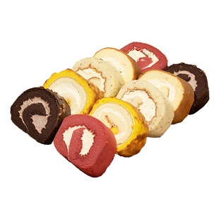 熊治五拼瑞士卷蛋糕10只巧克力卷红茶姆平替甜品下午茶休闲零食品