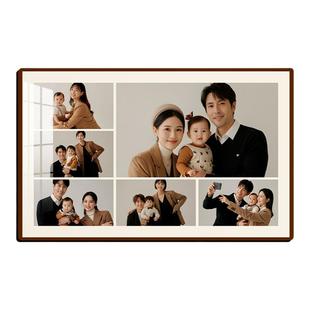 全家福大相框挂墙摆台定制洗照片做高级放大冲印相片打印制作相册