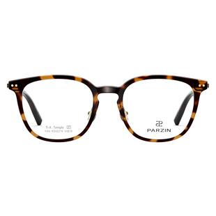 【周也同款棕糖镜】帕森眼镜女复古文艺琥珀高智感近视镜PZ62276