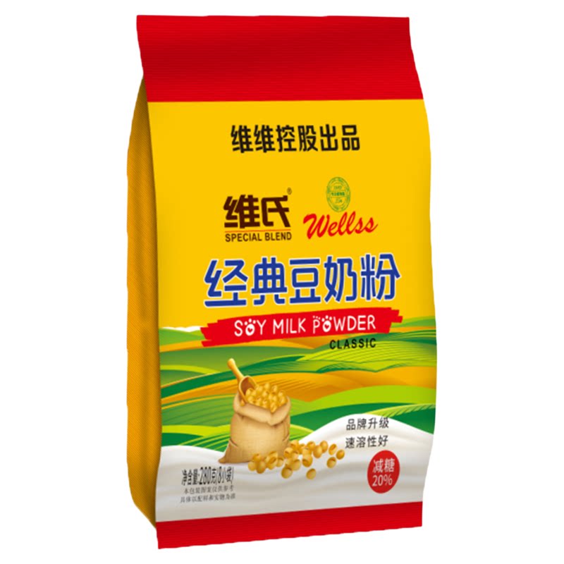 维氏豆奶粉减糖营养植物蛋白早餐