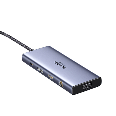 绿联双HDMI拓展坞typec扩展高清