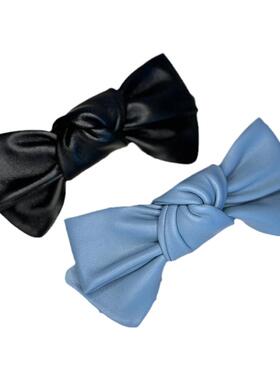 CHENG定制绵羊皮蝴蝶结弹簧夹