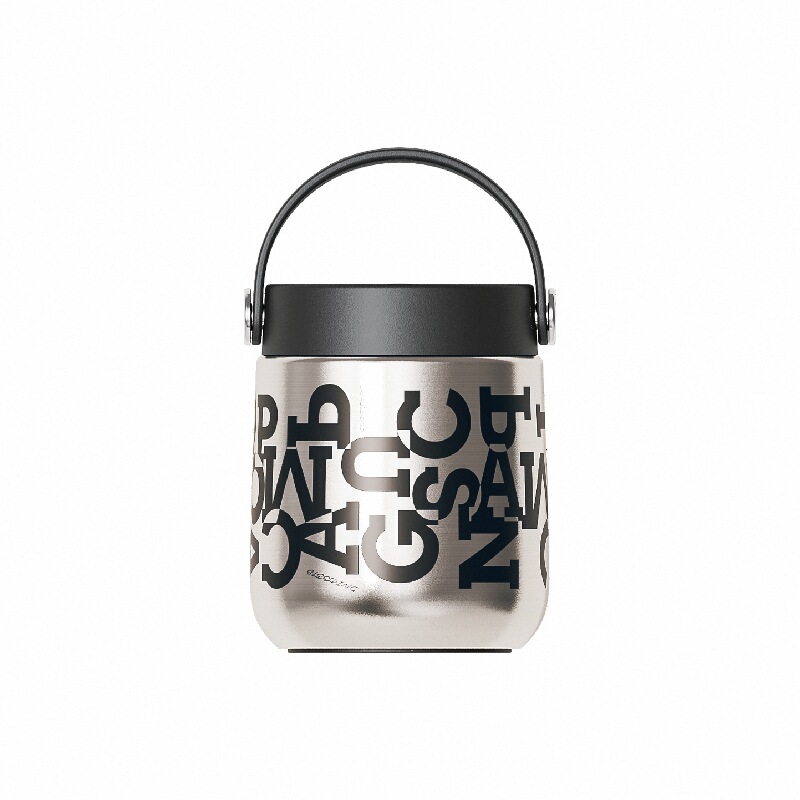 OPUS手提保温杯办公室女生高颜值便携随行宽口咖啡316水子杯潮男