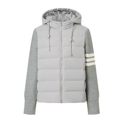 POLOWALK女士连帽排骨羽绒服