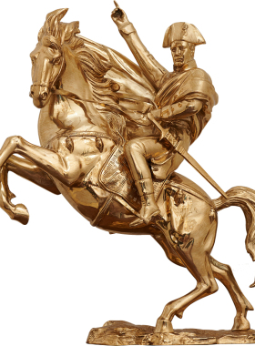 法式别墅书房全铜拿破仑装饰摆件